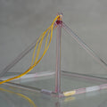 11" G# - 10 Pink Aura Gold Pyramid - The Sound Healing Studio