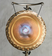 15″ Nickel Silver Handheld Gong C - 45 127hz - The Sound Healing Studio