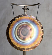 15″ Nickel Silver Handheld Gong - G0 206hz - The Sound Healing Studio