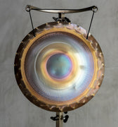 15″ Nickel Silver Handheld Gong - G+35 100hz - The Sound Healing Studio
