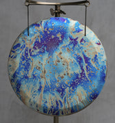 19” Titanium Blue Cosmo Handheld Gong - The Sound Healing Studio