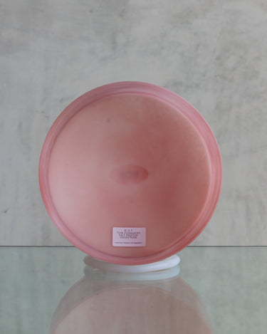 8" G - 5 Pink Himalayan Salt Frosted Inside 94206 - The Sound Healing Studio