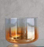 Crystal Tones 16" A - 25 Grandmother Supergrade Bowl Grandmother, Androgynous Indium Rim 141495 - The Sound Healing Studio