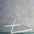 Crystal Tones 18" D# - 25 Platinum Pyramid - The Sound Healing Studio