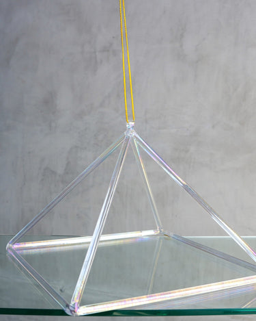 Crystal Tones 18" D# - 25 Platinum Pyramid - The Sound Healing Studio