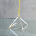 Crystal Tones 5” F# - 5 Lemon Aura Gold Pyramid - The Sound Healing Studio