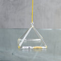 Crystal Tones 5” F# - 5 Lemon Aura Gold Pyramid - The Sound Healing Studio