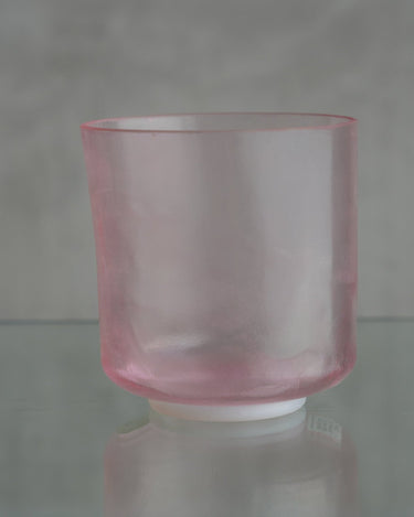 Crystal Tones 6" C# - 45 Tesseract Salt, Pink Aura Gold (Chime) Bowl - The Sound Healing Studio