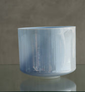 Crystal Tones 9'' C - 30 Larimar, White Light Angel Gold Bowl 123928 - The Sound Healing Studio