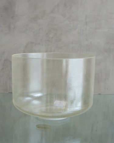 Crystal Tones Alchemy Bowl 10" B+15 Tesseract Salt, Lemon Aura Gold - 140438 - The Sound Healing Studio