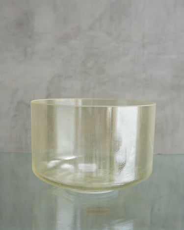 Crystal Tones Alchemy Bowl 10" C+5 Tesseract Salt, Lemon Aura Gold - 143004 - The Sound Healing Studio