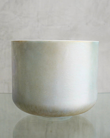 Crystal Tones Alchemy Bowl 10''A#+50 Indium Chief, platinum (inside) Bowl - 117934 - The Sound Healing Studio