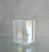 Crystal Tones Alchemy Bowl 7" D - 5 Great Salt Lake Salt, Palladium Transcendent - 141288 - The Sound Healing Studio
