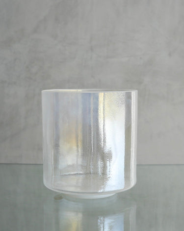 Crystal Tones Alchemy Bowl 7" D - 5 Great Salt Lake Salt, Palladium Transcendent - 141288 - The Sound Healing Studio