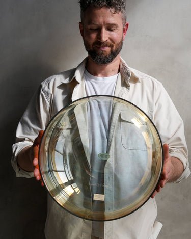 Crystal Tones Super Grade Alchemy Bowl 16" B0 Grandmother, Aqua Aura Gold (Base) 135830 - The Sound Healing Studio