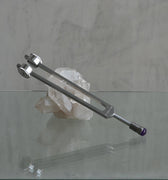 Tuner – “Otto 64” + Gem Foot Attachment Amethyst - “15mm” - The Sound Healing Studio