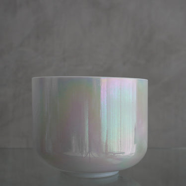 Crystal Tones Alchemy Bowl- 10" A+15 Mother Of Platinum 156816