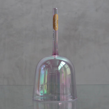 Crystal Tones Alchemy Bowl- 5" F0 Mini Supergrade Practitioner Bowl, Violet Flame Aura 155228