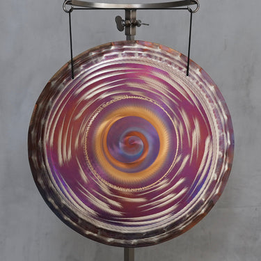 Grotta Sonora 19″ Handheld Gong - E-35 152Hz