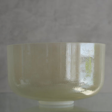 Crystal Tones Alchemy Bowl 12" G#+5 Smokey Quartz Frosted Inside - 146341