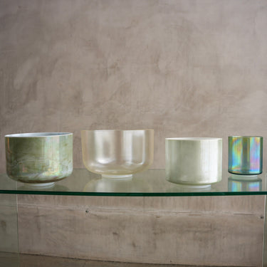 Crystal Tones Alchemy Bowl Set 210 - Jade Forest