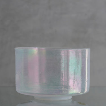 Crystal Tones Alchemy Bowl 9" F+15 Tesseract Salt, Platinum - 143013