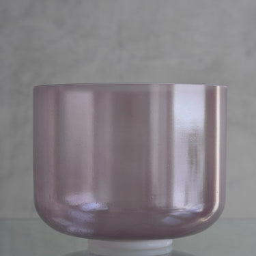 Crystal Tones Alchemy Bowl 10" F-5 Lavender Aura Gold - 154393