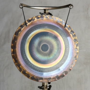 15″ Nickel Silver Handheld Gong - F#0 186hz