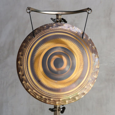 15″ Nickel Silver Handheld Gong - C0 133hz