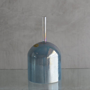 Crystal Tones Alchemy Bowl 7" F#+5 Indigo, Palladium Practitioner, Frosted Inside Bowl 103761