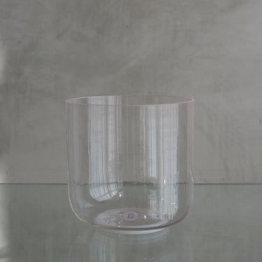 8" C#+20 Pink Aura Gold Therapeutic Bowl - 107989