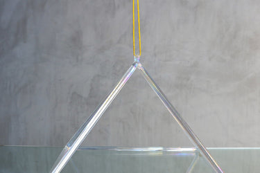 Crystal Tones 18" D# - 25 Platinum Pyramid - The Sound Healing Studio