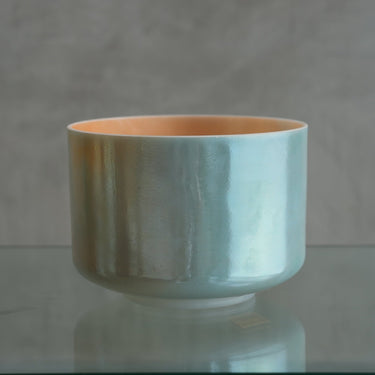 Crystal Tones 9'' D - 30 Ocean Indium, Laughing Buddha (Inside) Bowl 109937 - The Sound Healing Studio