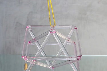Crystal Tones 9” G#+10 Pink Aura Gold Merkabah - The Sound Healing Studio