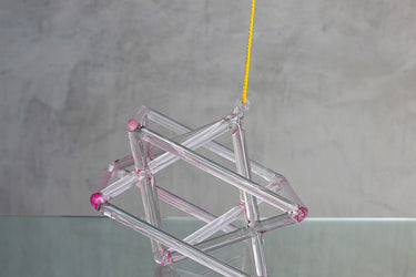 Crystal Tones 9” G#+10 Pink Aura Gold Merkabah - The Sound Healing Studio