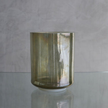 Crystal Tones Alchemy Bowl 7" F# - 50 Tesseract Salt, Sage Aura Gold Bowl - 89422 - The Sound Healing Studio