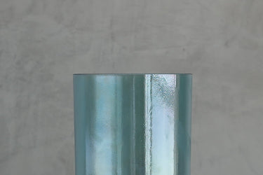 Crystal Tones Alchemy Bowl 8" D - 20 Aqua Aura Gold Bowl - 126373 - The Sound Healing Studio