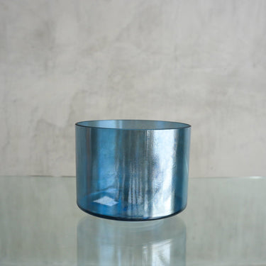 Crystal Tones Alchemy Bowl 8" F - 30 Indigo, Palladium Bowl - 121856 - The Sound Healing Studio