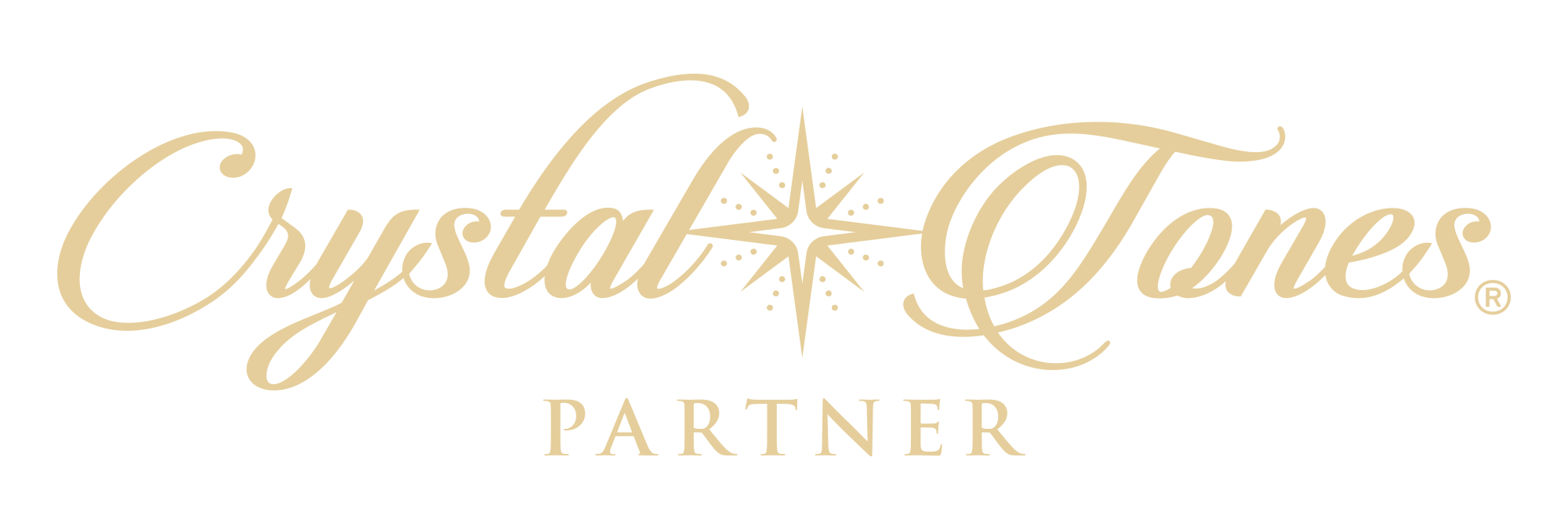 Crystal Tones Partner Logo - Official Partnership with Premium Crystal Singing Bowl Brand