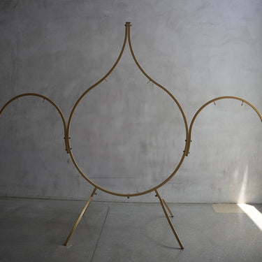Golden Triple Gong Stand - The Sound Healing Studio