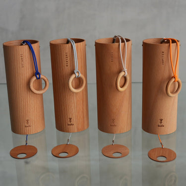 Heola Planetary Meditation Wind Chimes – Beech Set of Four Tuned to 432 Hz - The Sound Healing Studio