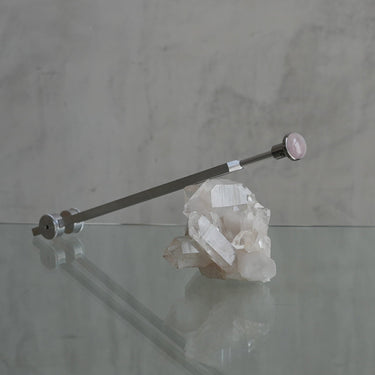 Tuner – “Otto 32” + Rose Quartz Gem Foot 25mm - The Sound Healing Studio