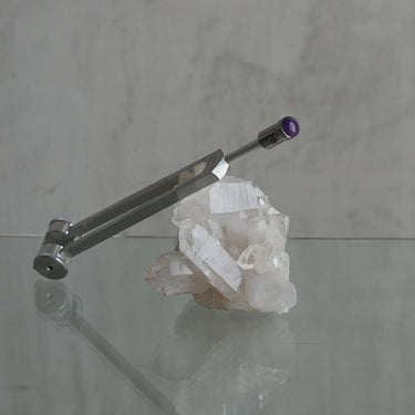 Tuner – “Otto 64” + Gem Foot Attachment Amethyst - “15mm” - The Sound Healing Studio